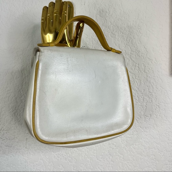 GUCCI Mini Top Handle VTG Leather 60s Bag - Picture 10 of 10